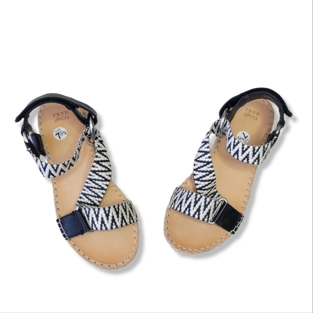 Frye Kole Asymmetrical Espadrille Sandals 7.5